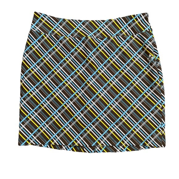 Jofit Signature Plaid‎ Performance Golf Skort Size: 8 - Picture 10 of 16